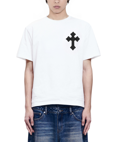 AAKAM（アーカム）の「ChaCha CROS2 Half Top (White)（Tシャツ/カットソー・レディース・その他・2/3）」の5枚目の写真