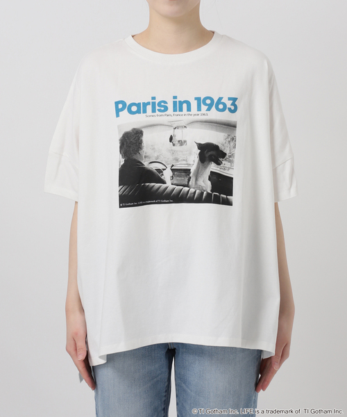 Spick & Span（スピックアンドスパン）の「《追加3》GOOD ROCK SPEED LPC 別注フォトドルマンTシャツ 2（Tシャツ/カットソー・レディース・ブラック系その他/ベージュ/ホワイト・FREE）」の14枚目の写真
