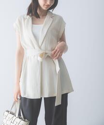 URBAN RESEARCH ROSSO WOMEN | ベルテッドウエストシェイプジレ(ダウンベスト)