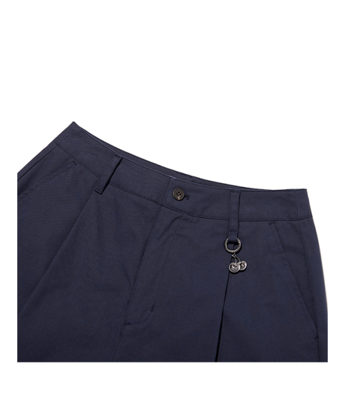 KIRSH（キルシー）の「ピンタックツーボタンバミューダショーツ[ダークネイビー]（その他パンツ・レディース・その他・MEDIUM/SMALL）」の3枚目の写真
