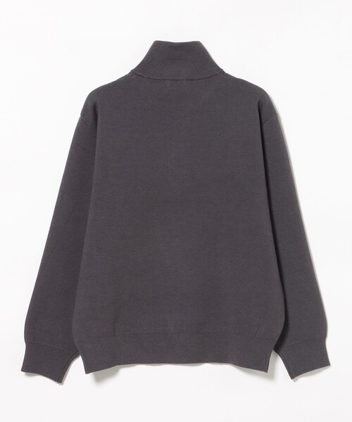 BEAMS HEART(ビームスハート)の「ダブルフェイス ハーフジップ ニット(ニット/セーター・メンズ・ベージュ/チャコールグレー・SMALL/LARGE/MEDIUM)」の6枚目の写真