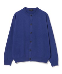 ストレッチ クルーネック カーディガン