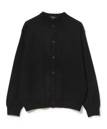 【ウォッシャブル】ストレッチ クルーネック カーディガン