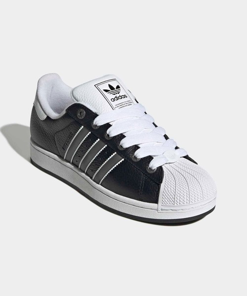 adidas（アディダス）の「スーパースターII / Superstar II  / アディダスオリジナルス adidas Originals（スニーカー・メンズ・ブラック・29.5cm/24.5cm/27.5cm/28.0cm/28.5cm/27.0cm/22.5cm/22.0cm/26.5cm/26.0cm/25.5cm/25.0cm/29.0cm/24.0cm/23.5cm/23.0cm）」の4枚目の写真
