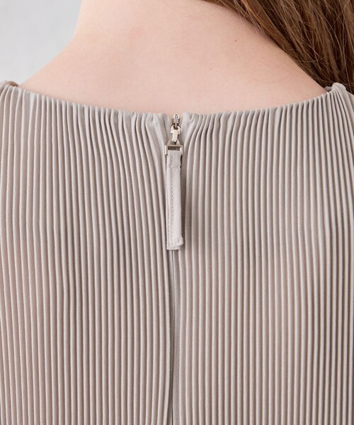 MACKINTOSH LONDON(マッキントッシュ ロンドン)の「フィネスボイルプリーツブラウス(シャツ/ブラウス・レディース・ブラック/ベージュ系その他・38/36)」の9枚目の写真