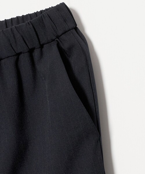 A DAY IN THE LIFE UNITED ARROWS（アデイインザライフユナイテッドアローズ）の「ストライプ イージー ワイドパンツ ‐ウォッシャブル‐＜A DAY IN THE LIFE＞（その他パンツ・レディース・ネイビー/ダークグレー・40/38/36）」の13枚目の写真