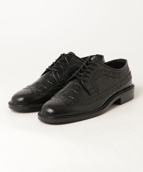 The Kenford Fineshoes(ケンフォードファインシューズ)の「ケンフォード ファインシューズ K031 CLASSIC WING TIP ウイングチップ(ドレスシューズ・メンズ・ブラック系その他・25/25.5/26/26.5/27)」の2枚目の写真