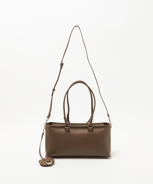 green label relaxing(グリーンレーベルリラクシング)の「<Hyman Roth>ワイド ボストンバッグ(ボストンバッグ・レディース・ブラック/ブラウン系・FREE)」の7枚目の写真