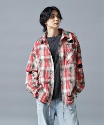 DankeSchon/ダンケシェーン/DAMAGE CHECK SHIRTS