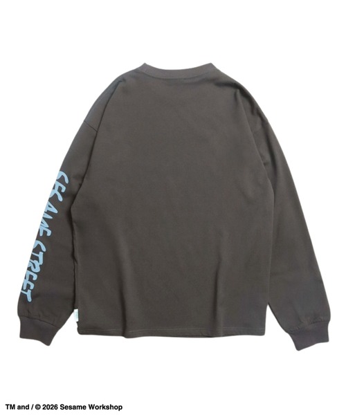 Ha-Li-C STORE(ハリックストア)の「【セサミストリート】袖プリントロンT(Tシャツ/カットソー・メンズ・オフホワイト/ライトブルー/チャコールグレー/ピンク・X-LARGE/LARGE/MEDIUM)」の19枚目の写真