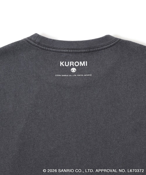 le cercle ADAM ET ROPE'(ルセルクルアダムエロペ)の「【KUROMI/ BLACK DESIGN SERIES別注】フロントデザインTシャツ(Tシャツ/カットソー・メンズ・ホワイト/チャコールグレー・L/LL/M)」の19枚目の写真