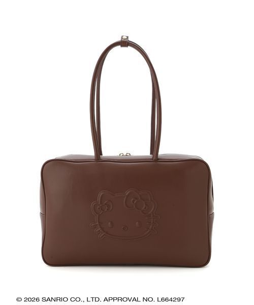 sanrio house(サンリオハウス)の「ハローキティ ビッグボストンバッグ(ボストンバッグ・レディース・ライトブルー/ブラック/ブラウン・F)」の4枚目の写真