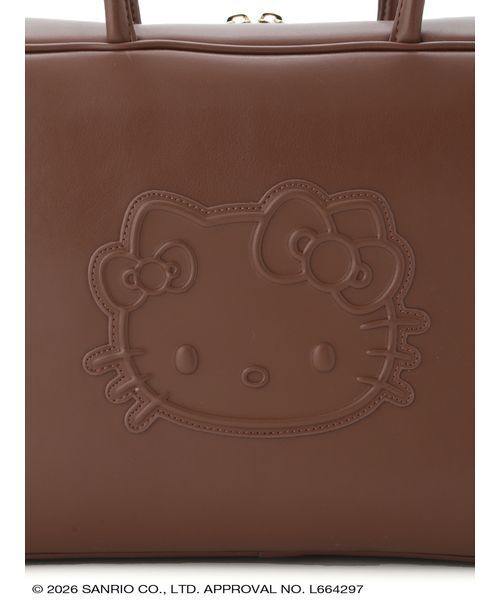 sanrio house(サンリオハウス)の「ハローキティ ビッグボストンバッグ(ボストンバッグ・レディース・ライトブルー/ブラック/ブラウン・F)」の9枚目の写真
