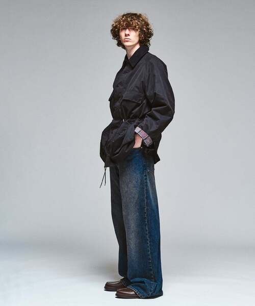 417 EDIFICE(フォーワンセブンエディフィス)の「BARBOUR 417別注 OLD BEDALE waist cord(ナイロンジャケット・メンズ・ブラック/ブラウン・40/38/36)」の20枚目の写真