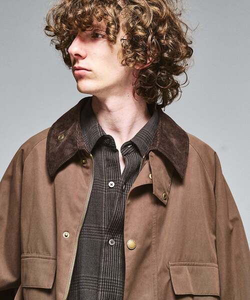 417 EDIFICE(フォーワンセブンエディフィス)の「BARBOUR 417別注 OLD BEDALE waist cord(ナイロンジャケット・メンズ・ブラック/ブラウン・40/38/36)」の11枚目の写真