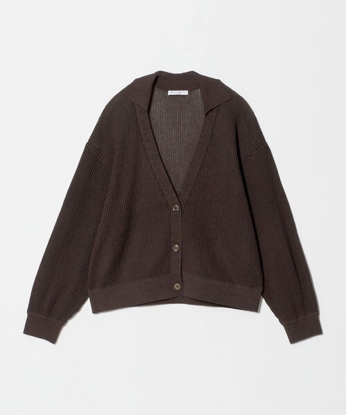 BEAUTY&YOUTH UNITED ARROWS(ビューティーアンドユースユナイテッドアローズ)の「コットンポリエステル スキッパー カーディガン ウォッシャブル(カーディガン/ボレロ・レディース・ダークブラウン/オリーブ/ライトグレー・FREE)」の19枚目の写真