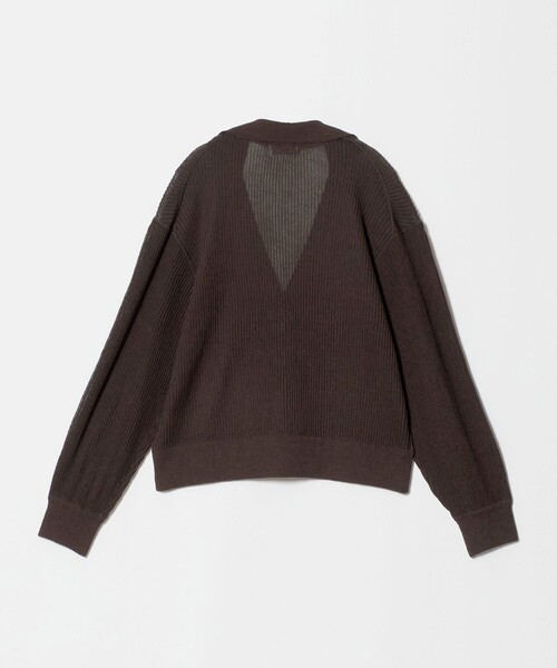 BEAUTY&YOUTH UNITED ARROWS(ビューティーアンドユースユナイテッドアローズ)の「コットンポリエステル スキッパー カーディガン ウォッシャブル(カーディガン/ボレロ・レディース・ダークブラウン/オリーブ/ライトグレー・FREE)」の20枚目の写真