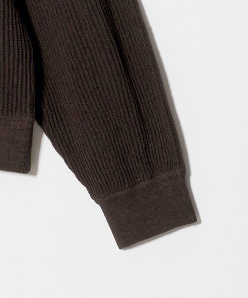 BEAUTY&YOUTH UNITED ARROWS(ビューティーアンドユースユナイテッドアローズ)の「コットンポリエステル スキッパー カーディガン ウォッシャブル(カーディガン/ボレロ・レディース・ダークブラウン/オリーブ/ライトグレー・FREE)」の22枚目の写真