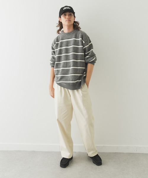 URBAN RESEARCH Sonny Label（アーバンリサーチサニーレーベル）の「ワイドタックチノイージーパンツ（その他パンツ・メンズ・ブラック/オフホワイト/ベージュ・LARGE/MEDIUM）」の8枚目の写真