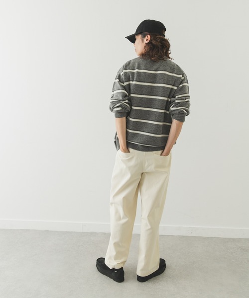 URBAN RESEARCH Sonny Label（アーバンリサーチサニーレーベル）の「ワイドタックチノイージーパンツ（その他パンツ・メンズ・ブラック/オフホワイト/ベージュ・LARGE/MEDIUM）」の9枚目の写真