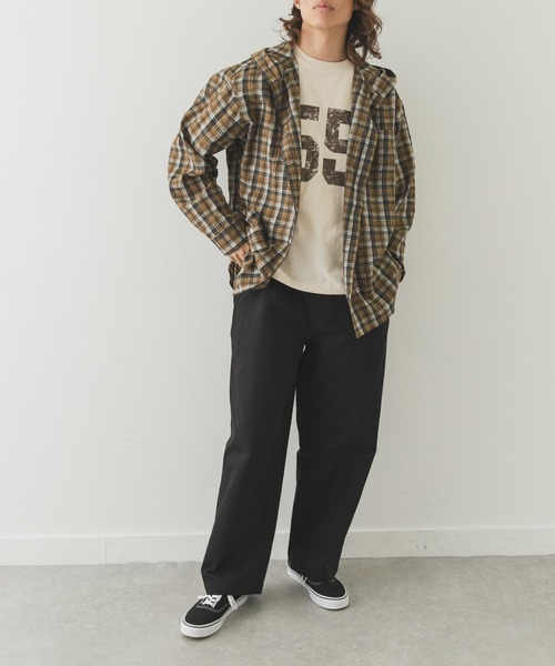 URBAN RESEARCH Sonny Label（アーバンリサーチサニーレーベル）の「ワイドタックチノイージーパンツ（その他パンツ・メンズ・ブラック/オフホワイト/ベージュ・LARGE/MEDIUM）」の12枚目の写真