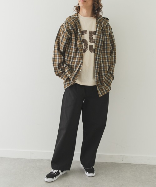 URBAN RESEARCH Sonny Label（アーバンリサーチサニーレーベル）の「ワイドタックチノイージーパンツ（その他パンツ・メンズ・ブラック/オフホワイト/ベージュ・LARGE/MEDIUM）」の13枚目の写真