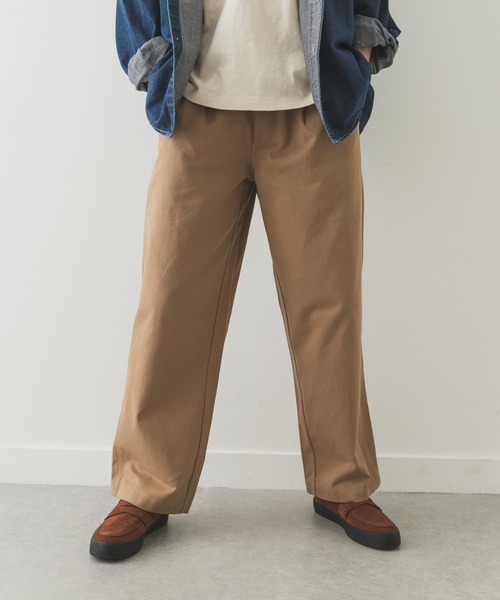 URBAN RESEARCH Sonny Label（アーバンリサーチサニーレーベル）の「ワイドタックチノイージーパンツ（その他パンツ・メンズ・ブラック/オフホワイト/ベージュ・LARGE/MEDIUM）」の16枚目の写真