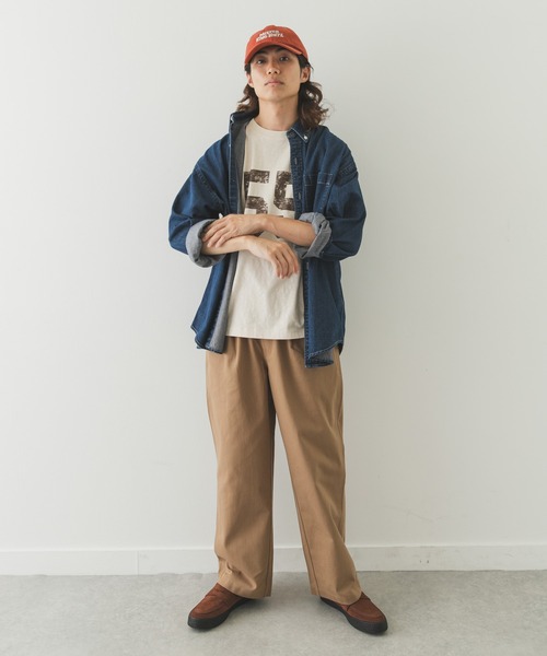 URBAN RESEARCH Sonny Label（アーバンリサーチサニーレーベル）の「ワイドタックチノイージーパンツ（その他パンツ・メンズ・ブラック/オフホワイト/ベージュ・LARGE/MEDIUM）」の20枚目の写真