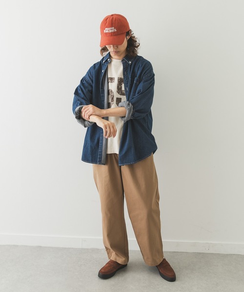 URBAN RESEARCH Sonny Label（アーバンリサーチサニーレーベル）の「ワイドタックチノイージーパンツ（その他パンツ・メンズ・ブラック/オフホワイト/ベージュ・LARGE/MEDIUM）」の21枚目の写真