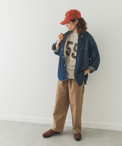 URBAN RESEARCH Sonny Label（アーバンリサーチサニーレーベル）の「ワイドタックチノイージーパンツ（その他パンツ・メンズ・ブラック/オフホワイト/ベージュ・LARGE/MEDIUM）」の22枚目の写真