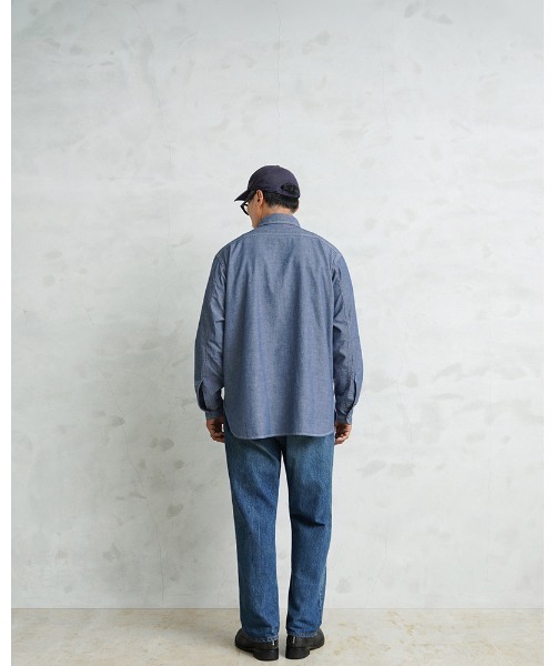 WAIPER.inc(ワイパーインク)の「米軍 1940’s U.S.NAVY フラップポケット シャンブレーシャツ MADE OF”KAIHARA FABRIC”(シャツ/ブラウス・メンズ・ブルー/ライトブルー・17/16 1/2/15 1/2)」の11枚目の写真