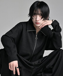 ADRER | full zip knit cardigan ／ フルジップ ニットカーディガン(カーディガン/ボレロ)