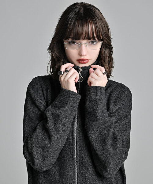 ADRER(アドラー)の「full zip knit cardigan / フルジップ ニットカーディガン(カーディガン/ボレロ・メンズ・ブラック系1/ワイン系1/グレー系1・S/XS/L/M)」の18枚目の写真