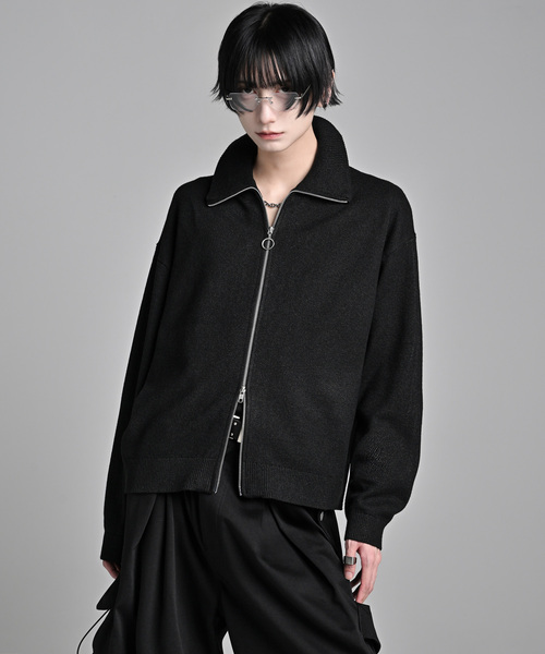 ADRER(アドラー)の「full zip knit cardigan / フルジップ ニットカーディガン(カーディガン/ボレロ・メンズ・ブラック系1/ワイン系1/グレー系1・S/XS/L/M)」の21枚目の写真