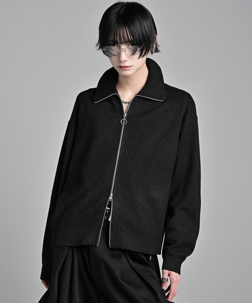 ADRER(アドラー)の「full zip knit cardigan / フルジップ ニットカーディガン(カーディガン/ボレロ・メンズ・ブラック系1/ワイン系1/グレー系1・S/XS/L/M)」の22枚目の写真
