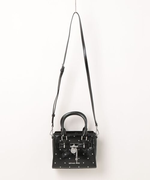 MICHAEL KORS(マイケルコース)の「LANDON XS SATCHEL XBODY(ショルダーバッグ・レディース・ブラック・FREE)」の1枚目の写真