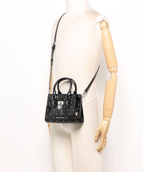 MICHAEL KORS(マイケルコース)の「LANDON XS SATCHEL XBODY(ショルダーバッグ・レディース・ブラック・FREE)」の5枚目の写真