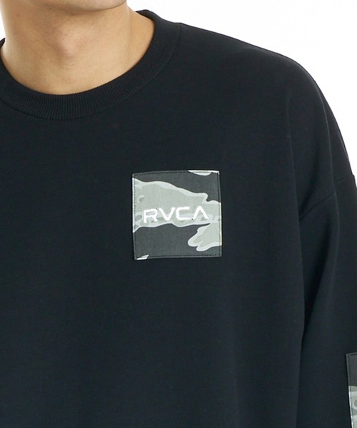 RVCA(ルーカ)の「RVCA メンズ BALANCE BOX PATCH CR トレーナー 【2026年秋冬モデル】/ルーカ袖バックプリントプルオーバーフーディー(スウェット・メンズ・ブラック/ホワイト/ヘザーグレー/ブルー系その他・X-LARGE/LARGE/MEDIUM/SMALL)」の20枚目の写真