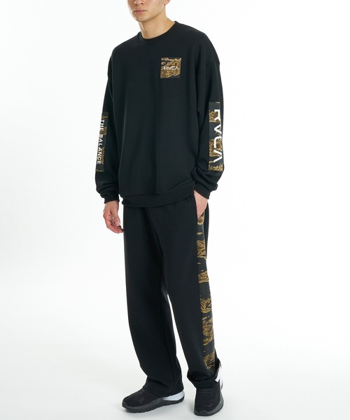 RVCA(ルーカ)の「RVCA メンズ BALANCE BOX PATCH CR トレーナー 【2026年秋冬モデル】/ルーカ袖バックプリントプルオーバーフーディー(スウェット・メンズ・ブラック/ホワイト/ヘザーグレー/ブルー系その他・X-LARGE/LARGE/MEDIUM/SMALL)」の10枚目の写真