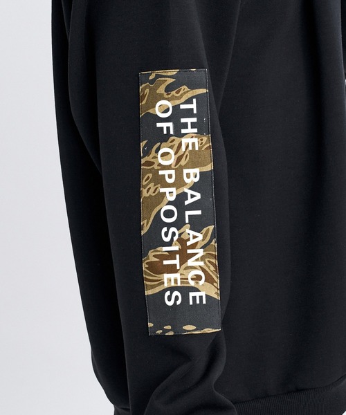 RVCA(ルーカ)の「RVCA メンズ BALANCE BOX PATCH CR トレーナー 【2026年秋冬モデル】/ルーカ袖バックプリントプルオーバーフーディー(スウェット・メンズ・ブラック/ホワイト/ヘザーグレー/ブルー系その他・X-LARGE/LARGE/MEDIUM/SMALL)」の14枚目の写真