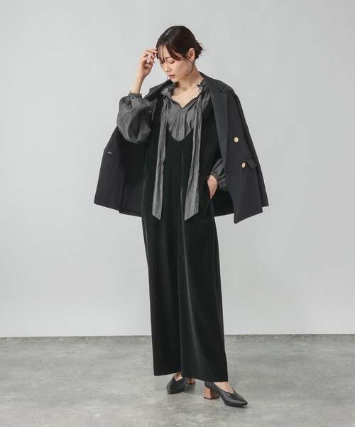 GLOBAL WORK(グローバルワーク)の「ライトデニムボウタイブラウス長袖/842314(シャツ/ブラウス・レディース・ブラック/ブルー・LARGE/MEDIUM)」の4枚目の写真