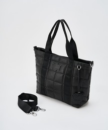 【ADAMPATEK/アダムパテック】 w/r leather quilting medium tote キルティングトートM