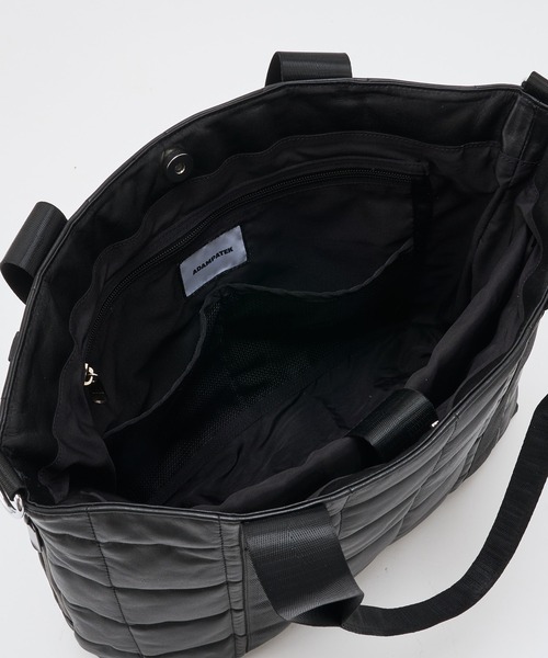 ADAM PATEK(アダムパテック)の「【ADAMPATEK/アダムパテック】 w/r leather quilting medium tote キルティングトートM(トートバッグ・レディース・ブラック・FREE)」の13枚目の写真