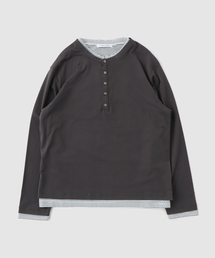 JOURNAL STANDARD（ジャーナルスタンダード）の「レイヤード ヘンリーネック ロンT（Tシャツ/カットソー・メンズ）」
