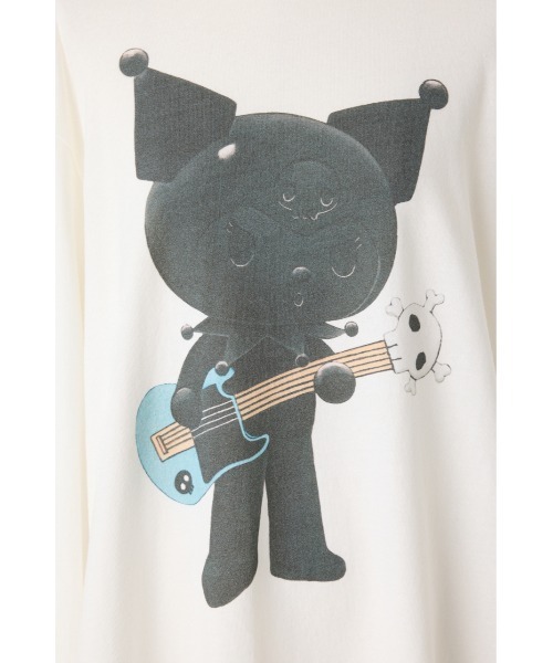 SHEL'TTER ORIGINAL(シェルターオリジナル)の「【REPLIC@RT】BLACK KUROMI GUITAR ロングスリーブシャツ(Tシャツ/カットソー・レディース・チャコールグレー/ホワイト・MEDIUM)」の10枚目の写真