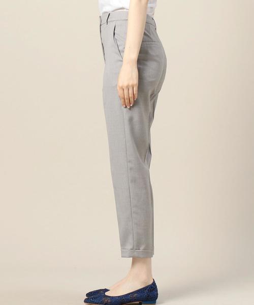 BEAUTY&YOUTH UNITED ARROWS(ビューティーアンドユースユナイテッドアローズ)の「BY シャークテーパード9分丈パンツ◆(その他パンツ・レディース・ライトグレー/ブラック・MEDIUM/LARGE/SMALL)」の5枚目の写真