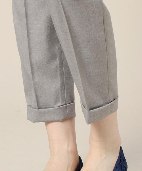 BEAUTY&YOUTH UNITED ARROWS(ビューティーアンドユースユナイテッドアローズ)の「BY シャークテーパード9分丈パンツ◆(その他パンツ・レディース・ライトグレー/ブラック・MEDIUM/LARGE/SMALL)」の10枚目の写真