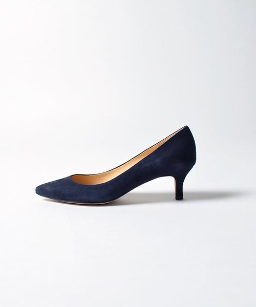 SHIPS（シップス）の「スエードローヒールパンプス◇（パンプス・レディース・ベージュ/ネイビー/ブラウン/オリーブ/ライトグレー・60/70/65/75/55/80）」の6枚目の写真