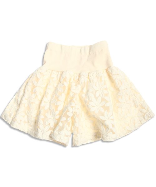 apres les cours(アプレレクール)の「レースキュロット(その他パンツ・キッズ・アイボリー/ネイビー・100/120/140/80/90/110/130)」の8枚目の写真