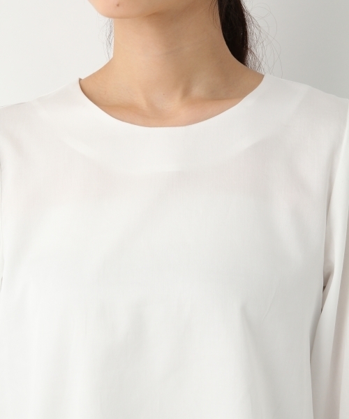 A part by（アパートバイ）の「Cサテンハシゴレースブラウス 735525 （シャツ/ブラウス・レディース・ホワイト/キャメル/ブラック・FREE）」の13枚目の写真